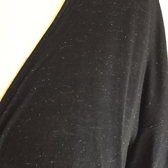 Three Dots sparkly faux wrap top - Picture 2 of 5